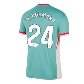 Atletico Madrid Robin Le Normand #24 Borte skjorte 2024-25 Kortermet